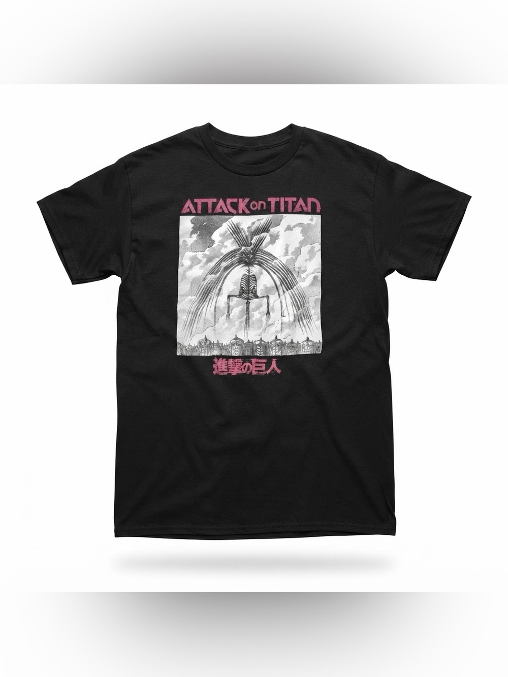 Attack on Titan Founding Titan Eren Rumbling T-Shirt Men's XL Black Graphic Tee